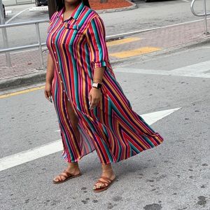 Multi- Color Maxi Dress